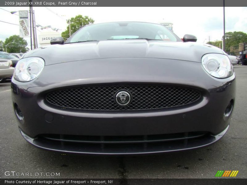 Pearl Grey / Charcoal 2009 Jaguar XK XK8 Coupe