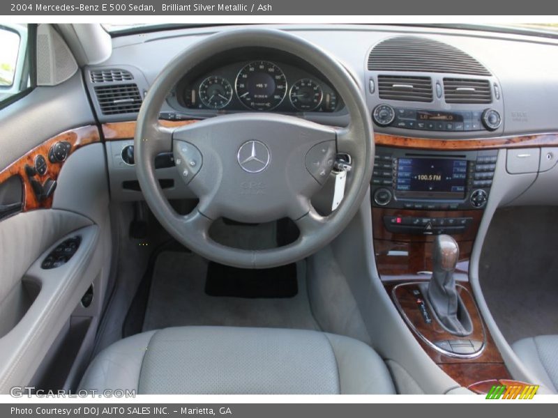 Brilliant Silver Metallic / Ash 2004 Mercedes-Benz E 500 Sedan