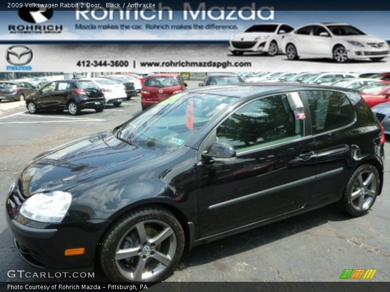 Black / Anthracite 2009 Volkswagen Rabbit 2 Door