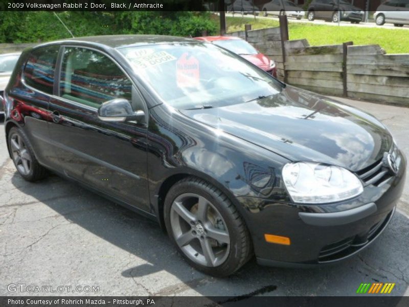 Black / Anthracite 2009 Volkswagen Rabbit 2 Door