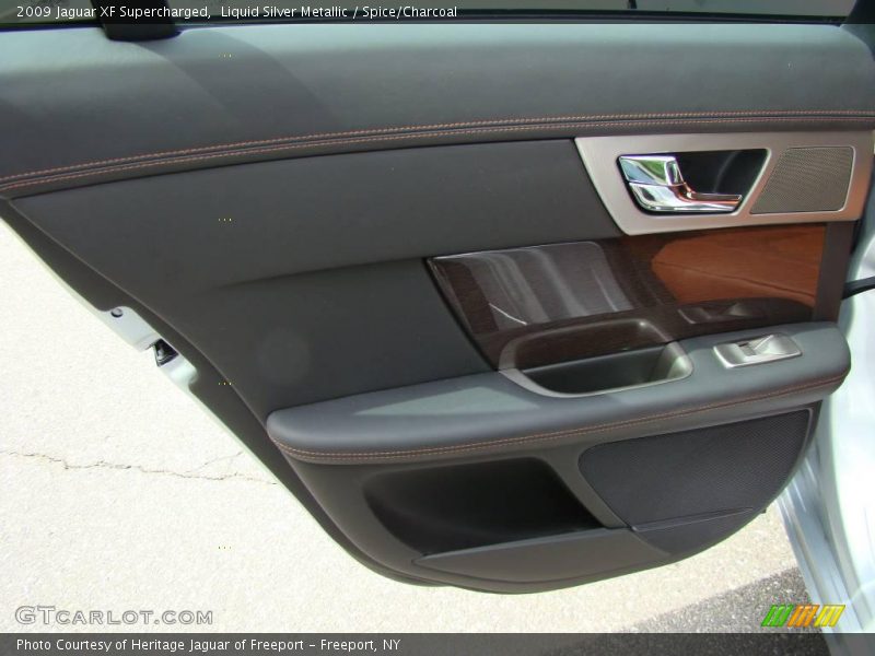 Liquid Silver Metallic / Spice/Charcoal 2009 Jaguar XF Supercharged