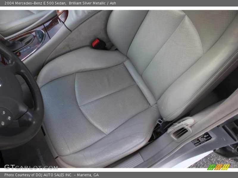 Brilliant Silver Metallic / Ash 2004 Mercedes-Benz E 500 Sedan