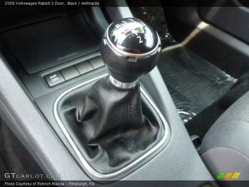Black / Anthracite 2009 Volkswagen Rabbit 2 Door