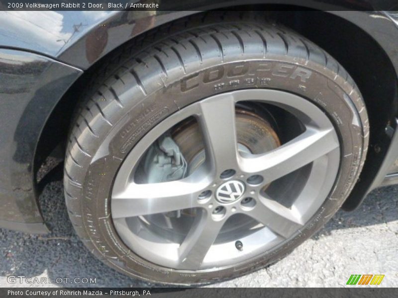 Black / Anthracite 2009 Volkswagen Rabbit 2 Door