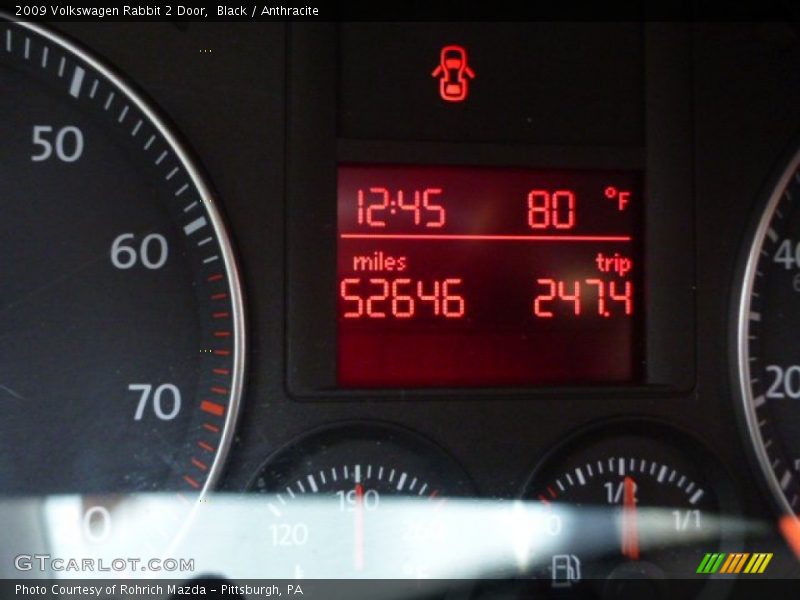 Black / Anthracite 2009 Volkswagen Rabbit 2 Door