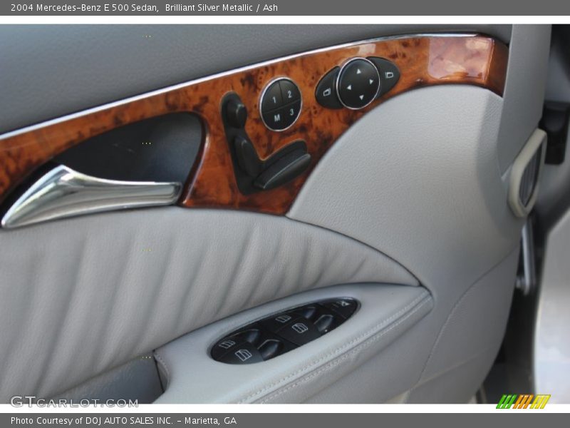 Brilliant Silver Metallic / Ash 2004 Mercedes-Benz E 500 Sedan