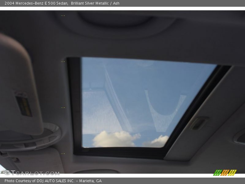 Brilliant Silver Metallic / Ash 2004 Mercedes-Benz E 500 Sedan