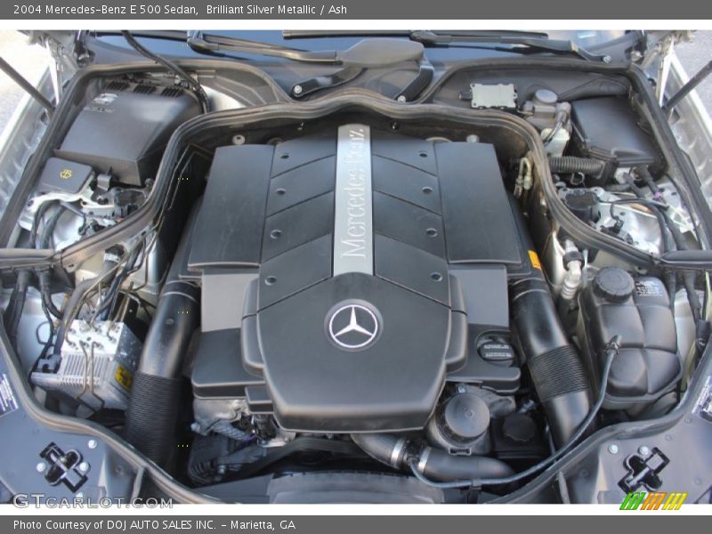 Brilliant Silver Metallic / Ash 2004 Mercedes-Benz E 500 Sedan