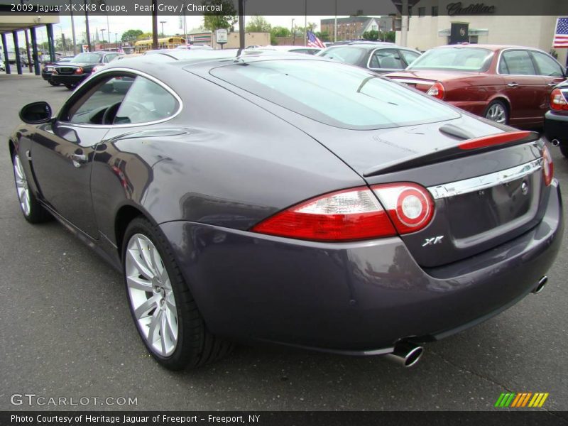 Pearl Grey / Charcoal 2009 Jaguar XK XK8 Coupe