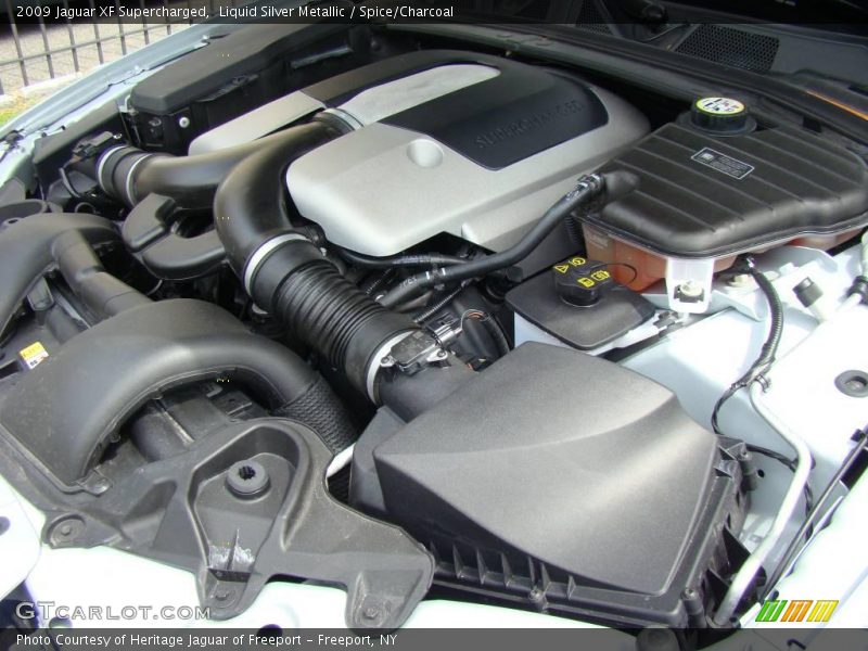 Liquid Silver Metallic / Spice/Charcoal 2009 Jaguar XF Supercharged