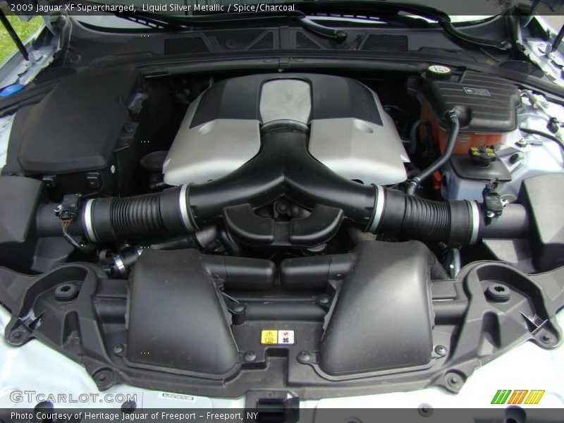 Liquid Silver Metallic / Spice/Charcoal 2009 Jaguar XF Supercharged