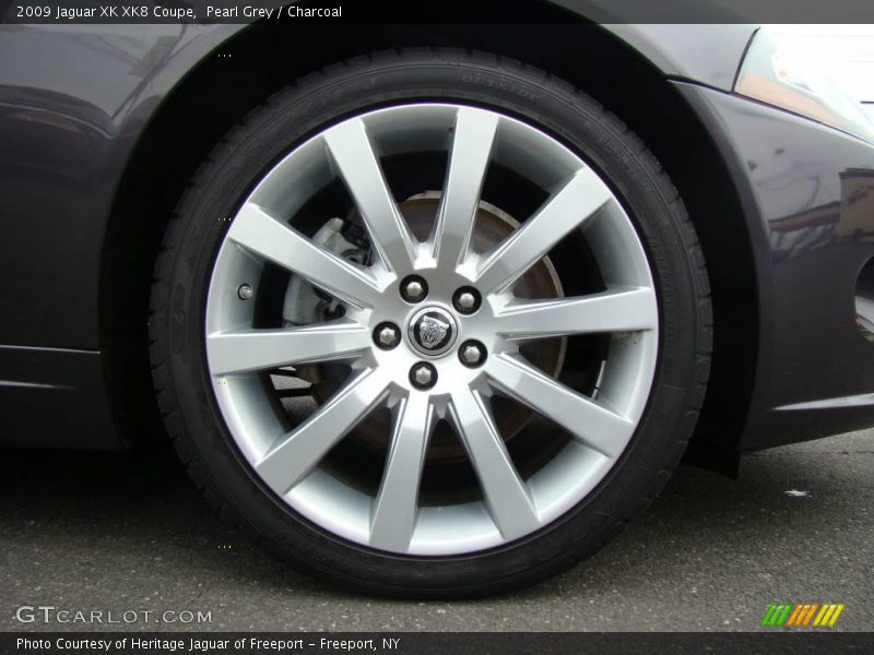 Pearl Grey / Charcoal 2009 Jaguar XK XK8 Coupe