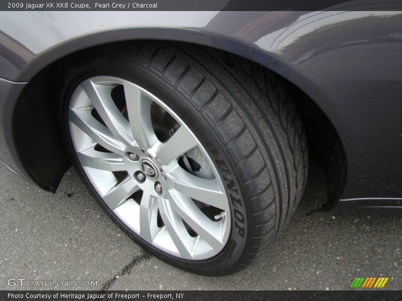 Pearl Grey / Charcoal 2009 Jaguar XK XK8 Coupe