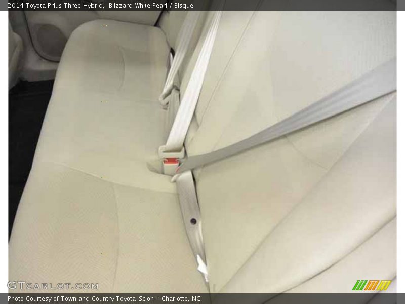 Blizzard White Pearl / Bisque 2014 Toyota Prius Three Hybrid