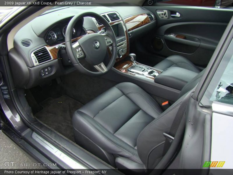 Pearl Grey / Charcoal 2009 Jaguar XK XK8 Coupe