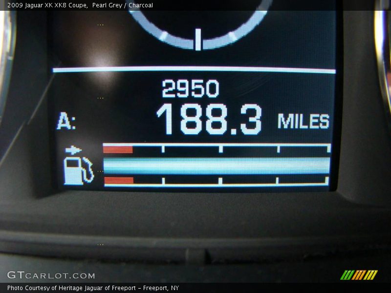 Pearl Grey / Charcoal 2009 Jaguar XK XK8 Coupe