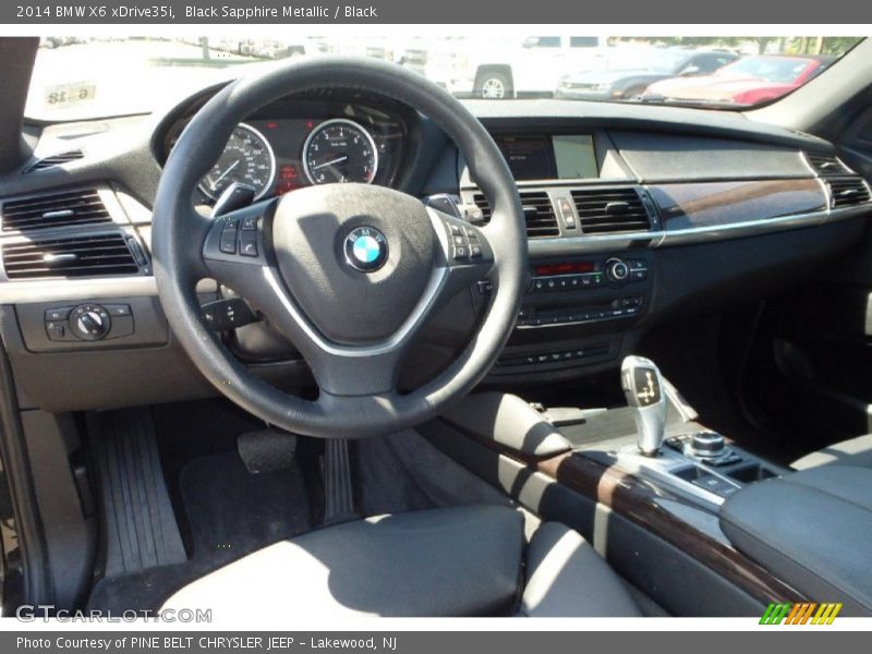 Black Sapphire Metallic / Black 2014 BMW X6 xDrive35i