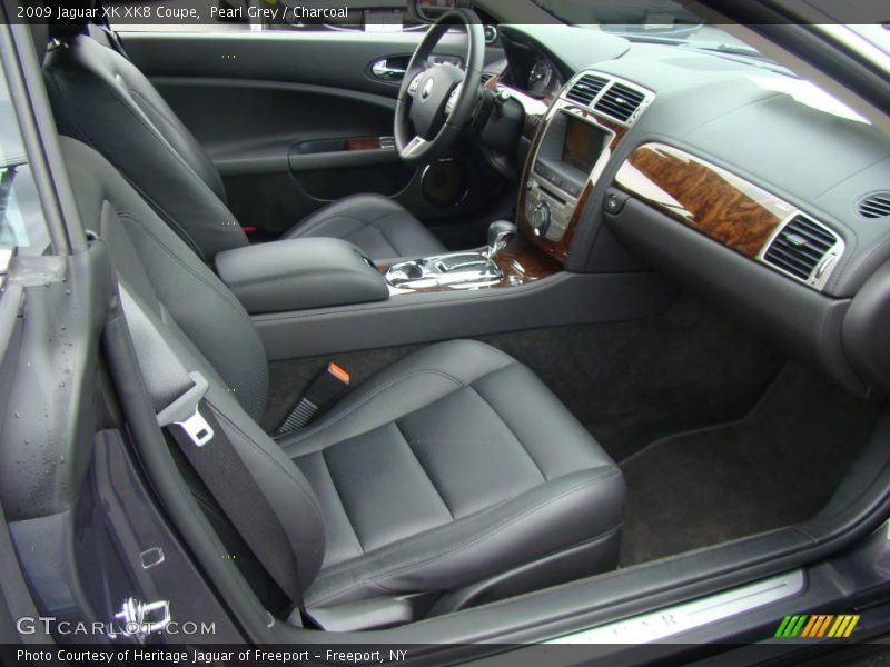 Pearl Grey / Charcoal 2009 Jaguar XK XK8 Coupe