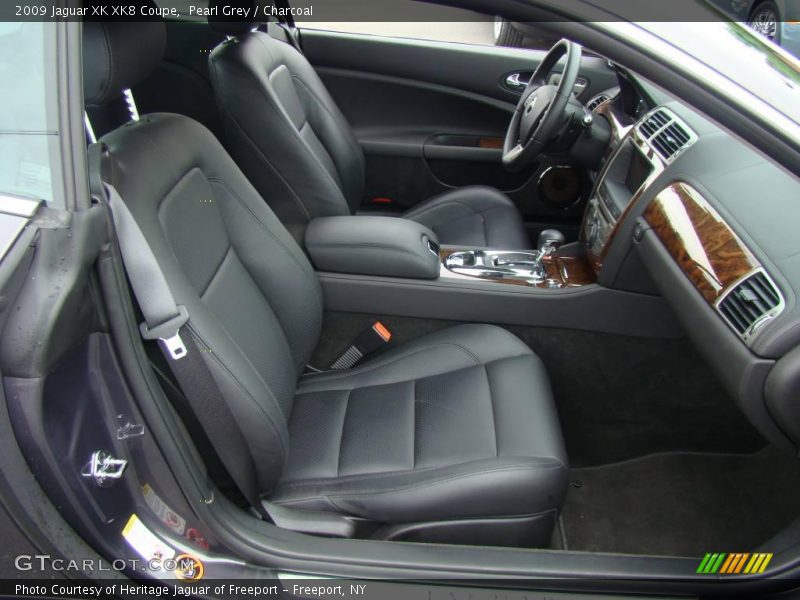 Pearl Grey / Charcoal 2009 Jaguar XK XK8 Coupe