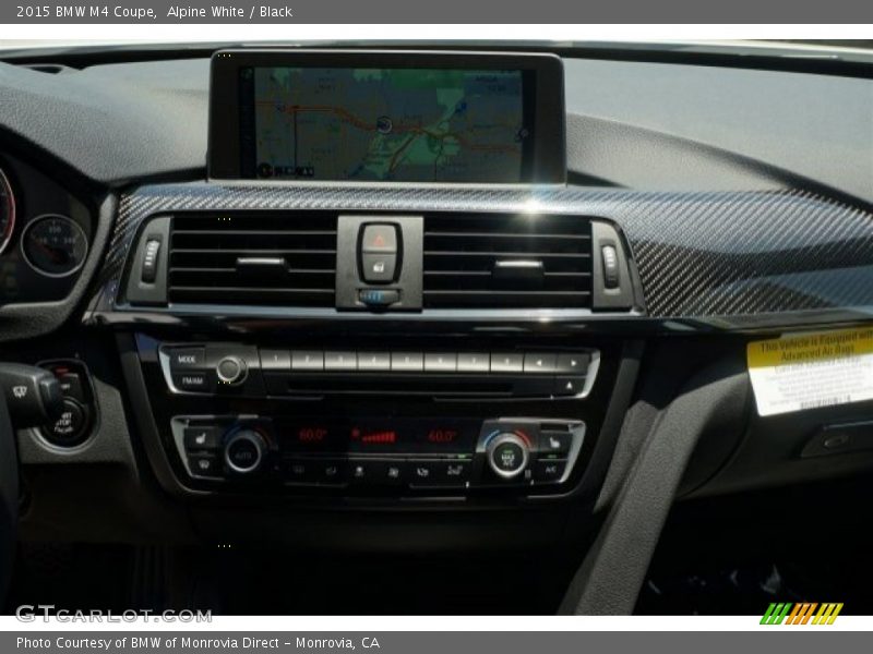 Alpine White / Black 2015 BMW M4 Coupe