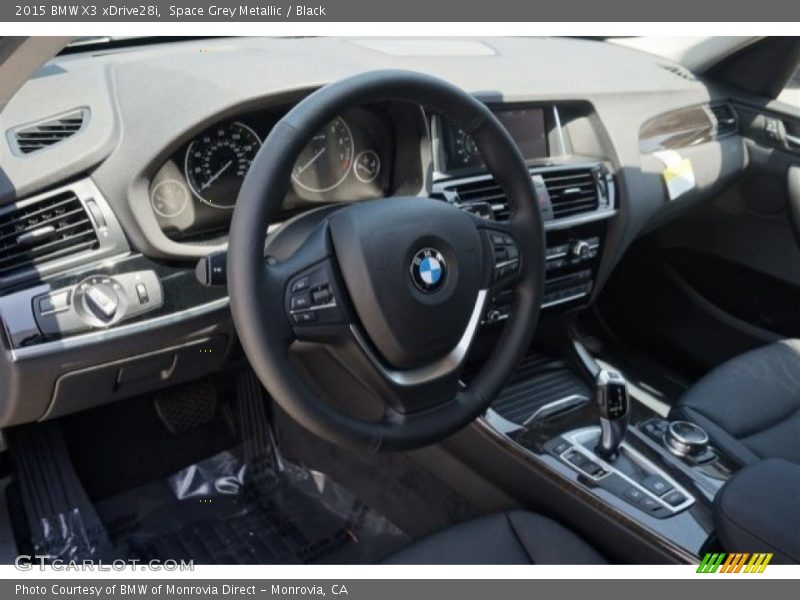 Space Grey Metallic / Black 2015 BMW X3 xDrive28i