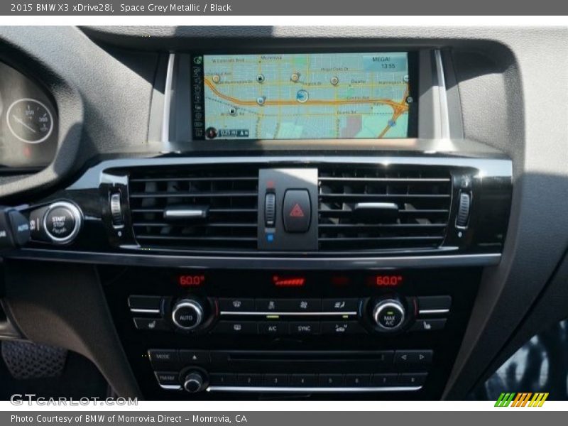 Space Grey Metallic / Black 2015 BMW X3 xDrive28i