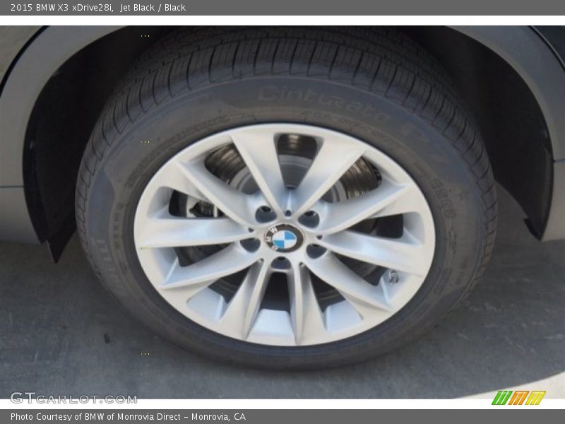 Jet Black / Black 2015 BMW X3 xDrive28i