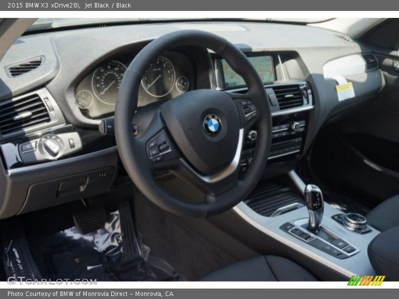 Jet Black / Black 2015 BMW X3 xDrive28i