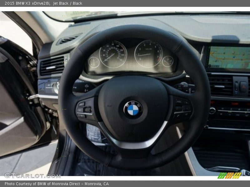 Jet Black / Black 2015 BMW X3 xDrive28i