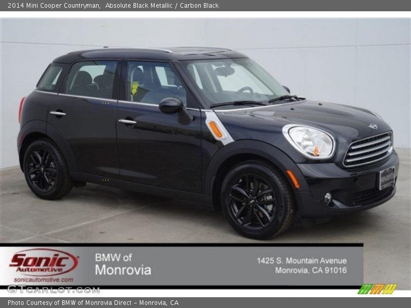 Absolute Black Metallic / Carbon Black 2014 Mini Cooper Countryman