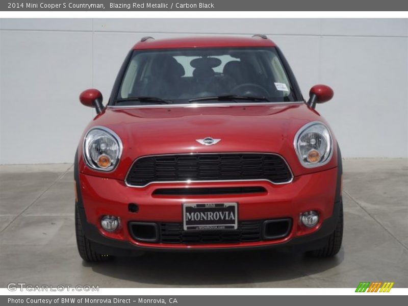 Blazing Red Metallic / Carbon Black 2014 Mini Cooper S Countryman