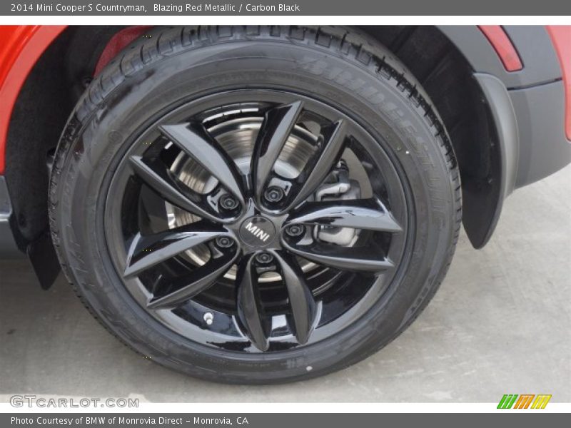 Blazing Red Metallic / Carbon Black 2014 Mini Cooper S Countryman