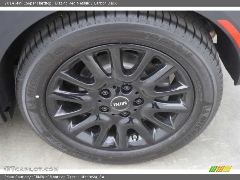 Blazing Red Metallic / Carbon Black 2014 Mini Cooper Hardtop