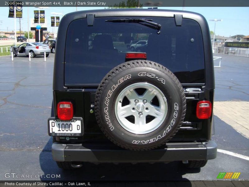 Black / Dark Slate Gray 2006 Jeep Wrangler Sport 4x4