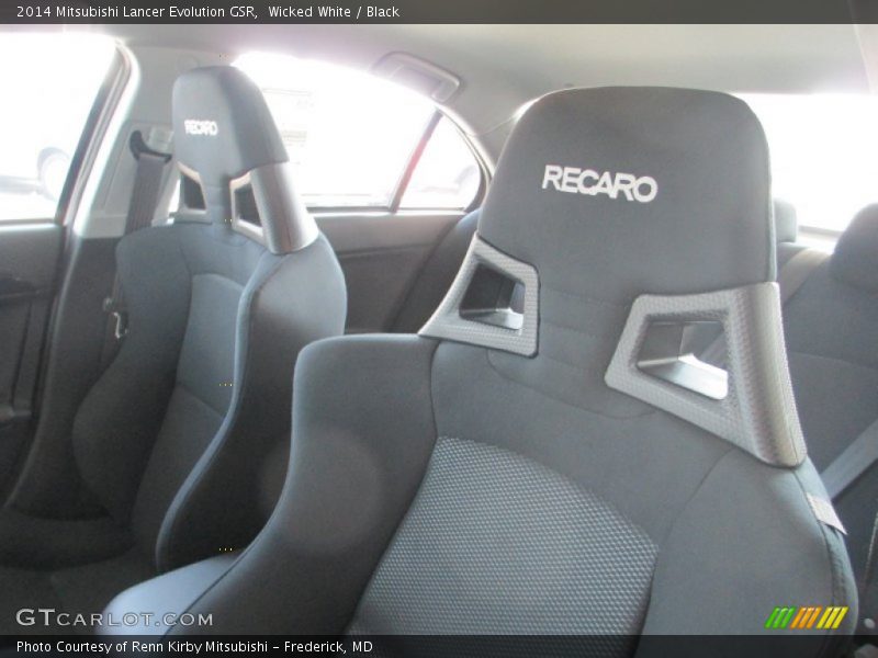 Wicked White / Black 2014 Mitsubishi Lancer Evolution GSR