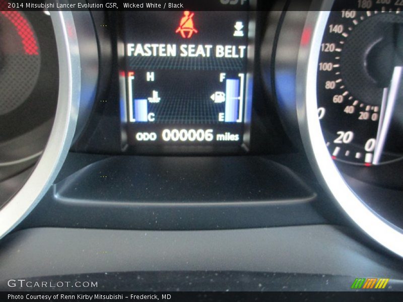 Wicked White / Black 2014 Mitsubishi Lancer Evolution GSR