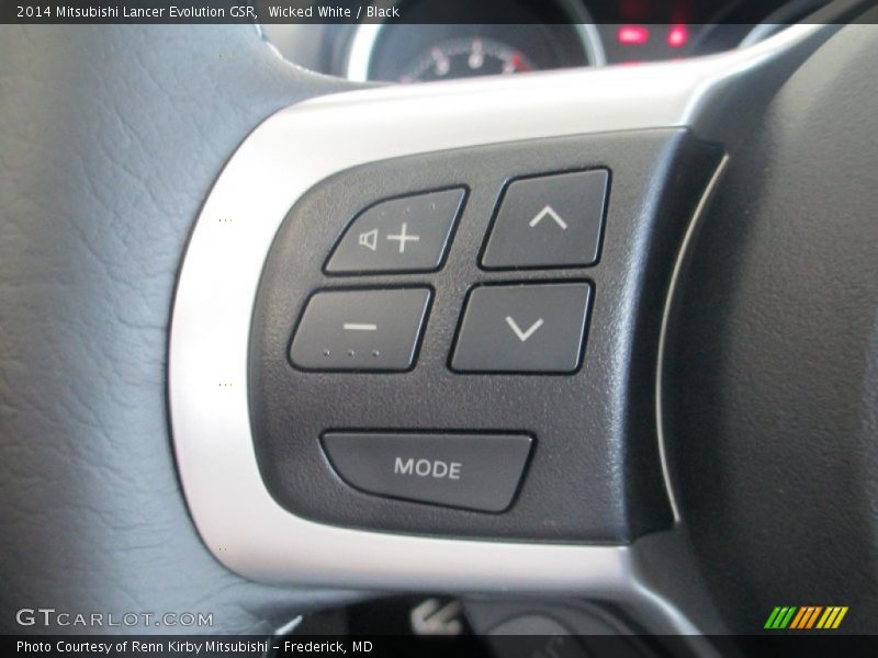 Wicked White / Black 2014 Mitsubishi Lancer Evolution GSR