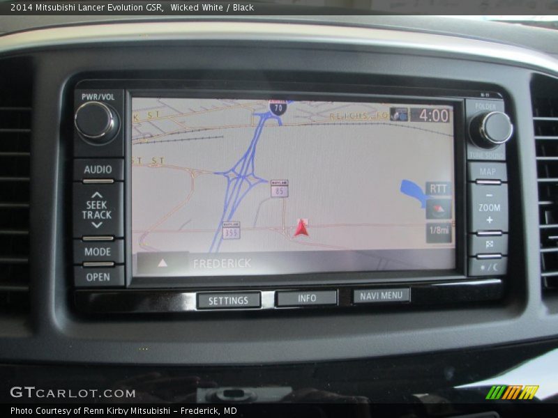 Wicked White / Black 2014 Mitsubishi Lancer Evolution GSR