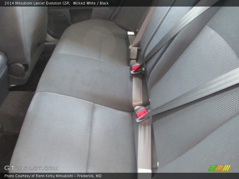 Wicked White / Black 2014 Mitsubishi Lancer Evolution GSR