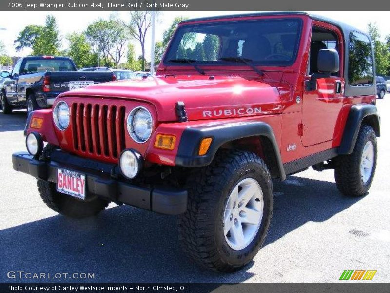 Flame Red / Dark Slate Gray 2006 Jeep Wrangler Rubicon 4x4