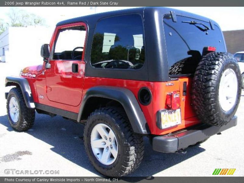 Flame Red / Dark Slate Gray 2006 Jeep Wrangler Rubicon 4x4
