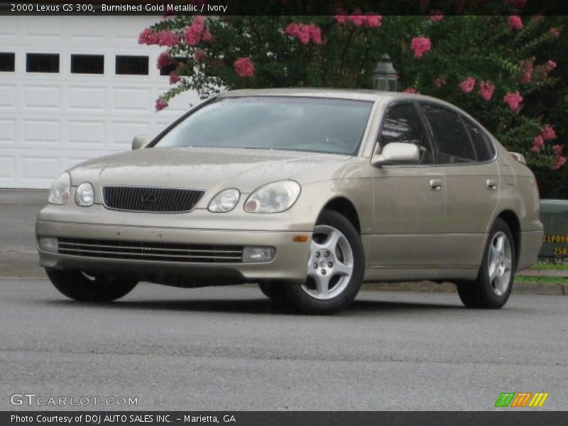 Burnished Gold Metallic / Ivory 2000 Lexus GS 300