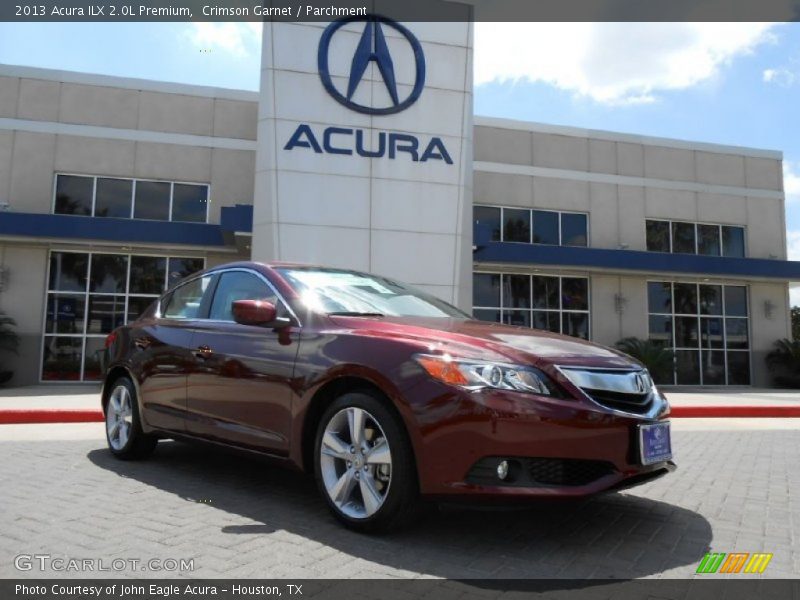 Crimson Garnet / Parchment 2013 Acura ILX 2.0L Premium