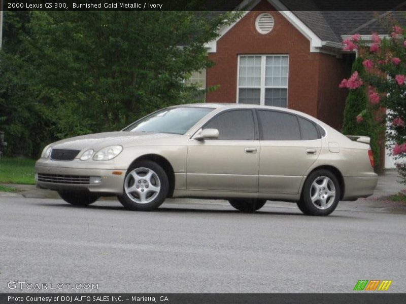 Burnished Gold Metallic / Ivory 2000 Lexus GS 300