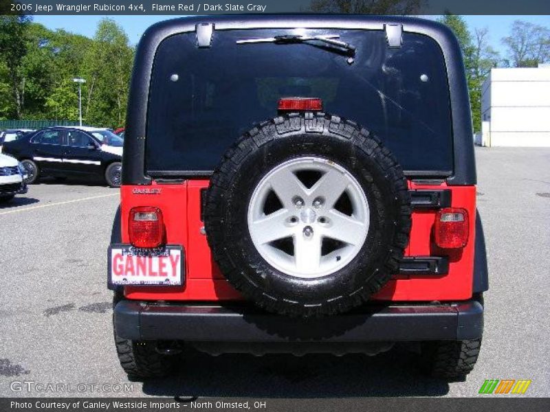Flame Red / Dark Slate Gray 2006 Jeep Wrangler Rubicon 4x4