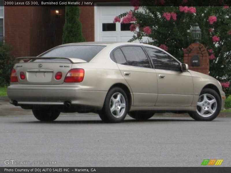Burnished Gold Metallic / Ivory 2000 Lexus GS 300