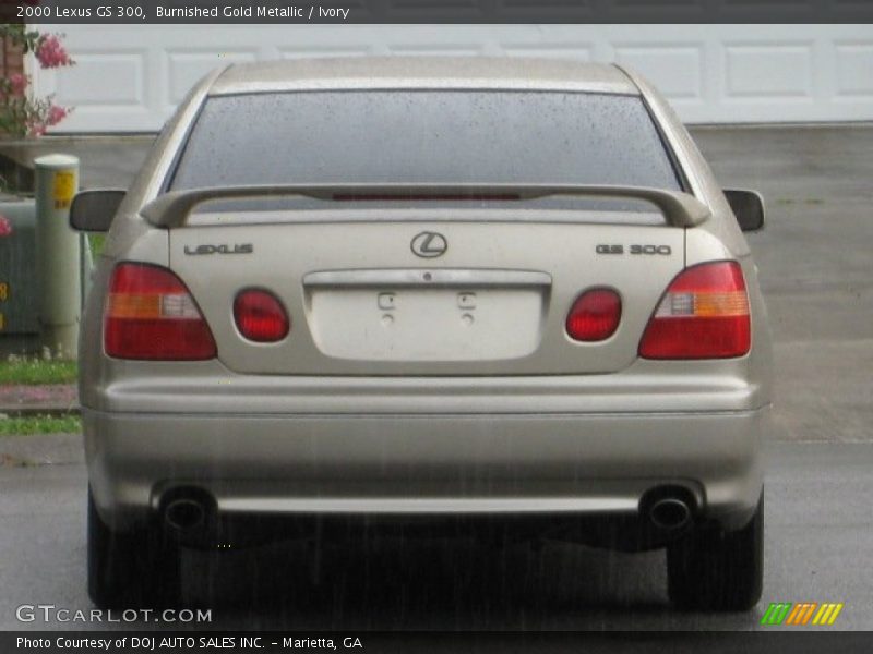 Burnished Gold Metallic / Ivory 2000 Lexus GS 300