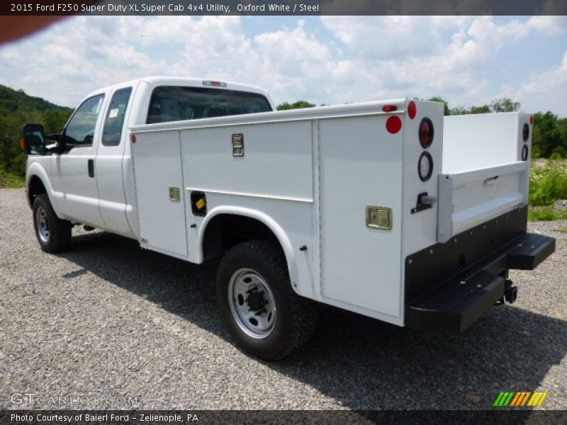 Oxford White / Steel 2015 Ford F250 Super Duty XL Super Cab 4x4 Utility