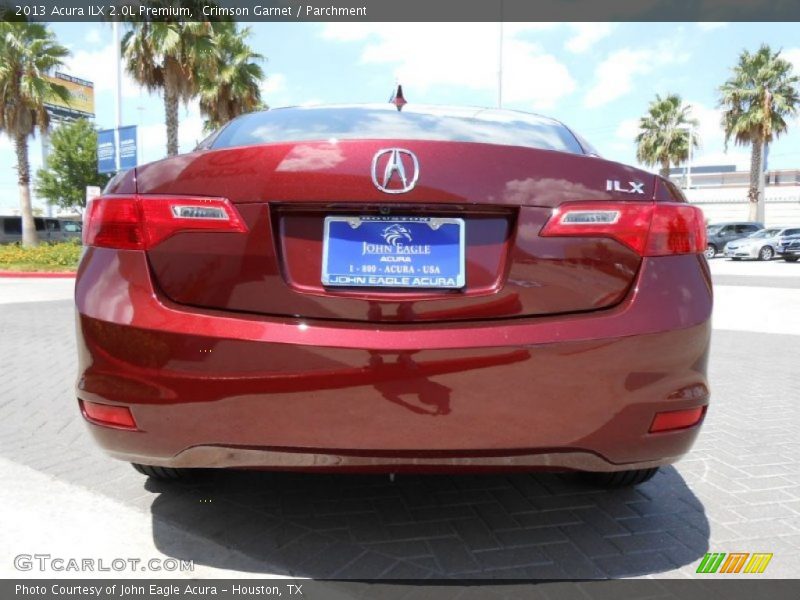 Crimson Garnet / Parchment 2013 Acura ILX 2.0L Premium