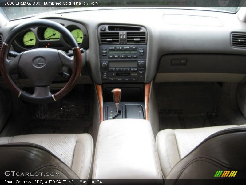 Burnished Gold Metallic / Ivory 2000 Lexus GS 300